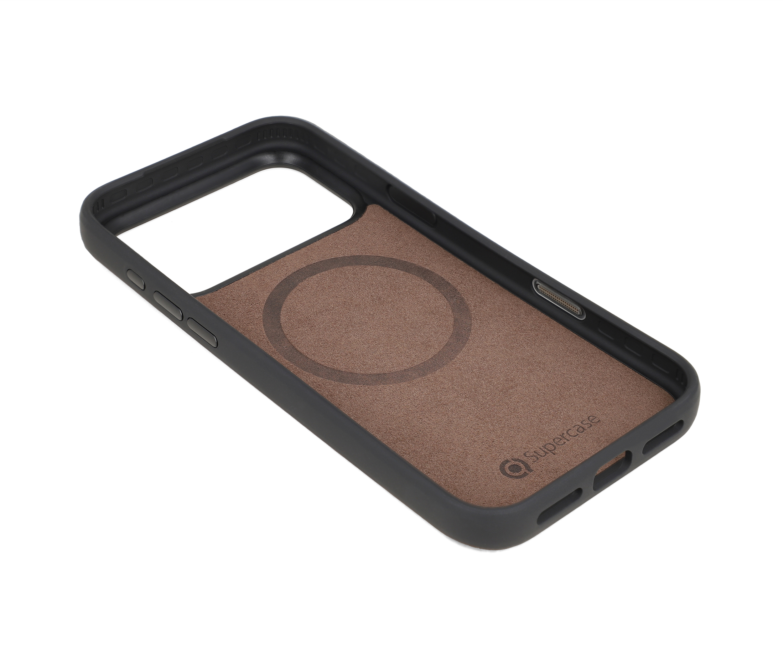 iPhone 17 Pro Max Leather Case-Brown