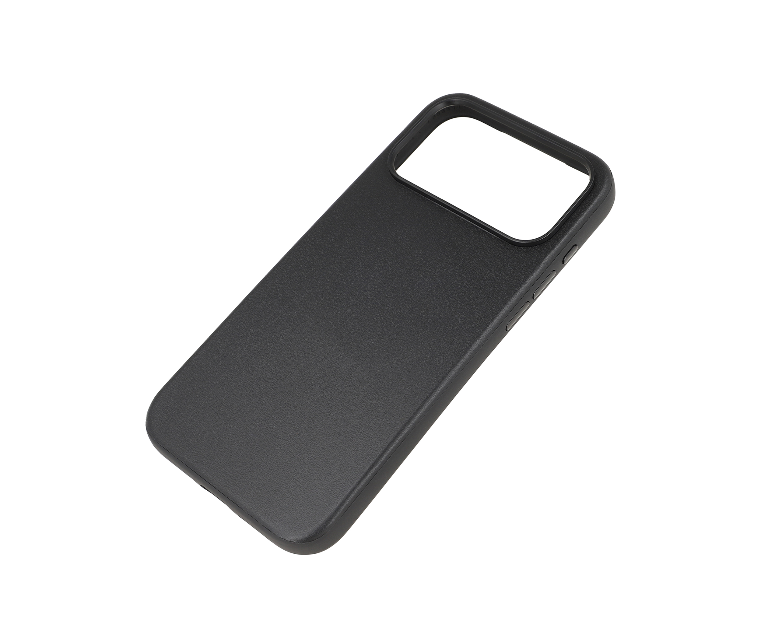 iPhone 17 Pro Max Leather Case-Black